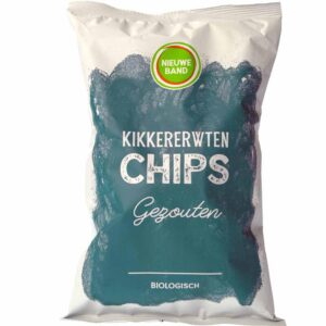 Kikkererwtenchips zeezout<br>75 gram