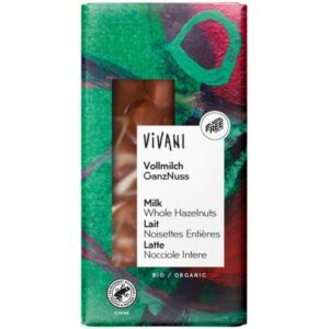 Melkchocolade reep met hazelnoten