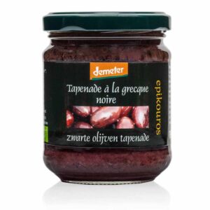 Zwarte olijven tapenade<br>190 gram